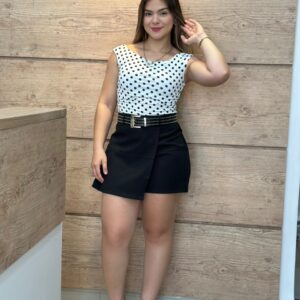 Blusa Regata Poá