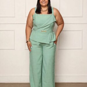 Conjunto Peplum Plus Size