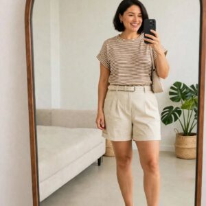 Blusa T-shirt Listrada